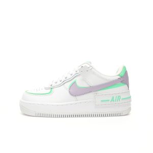 Nike WMNS Air Force 1 Shadow"White/Green/Purple" women's sneakers CU8591-103