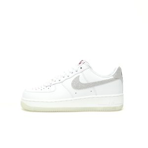 Nike Air Force 1’07 Low "White Grey Bling" Leather shoes HQ3461-191