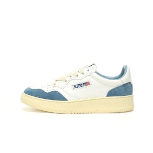 Autry Medalist Suede And Leather“White sea blue”AULM-GS38 American niche brand  shoes