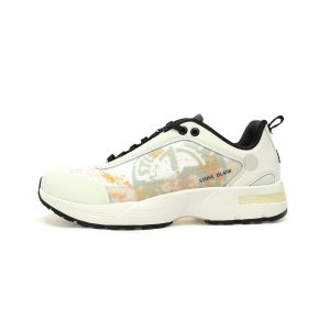 Stone Island Grime Panelled Sneakers "Beige yellow" shoes