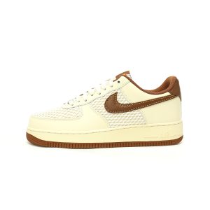 2025 Nike Air Force 1'07 Next Nature Low"Coconut Milk/Canyon Gold" shoes IB7719-113