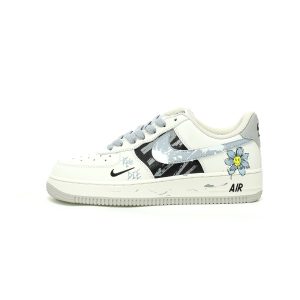 2025 Nike Air Force 1 Low "White Black gray" shoes FB1839-888