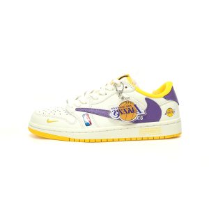 Los Angeles Lakers限定配色，耐克Travis Scott x Nike Air Jordan 1 Low OG"Los Angeles Lakers "AJ1
