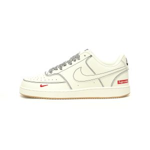 Supreme x Nike Court Vision Low CS5288-013 Size：36 36.5 37.5 38 38.5 39 40 40.5 41 42 43 44 44.5 45