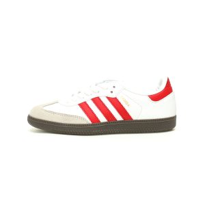 Adidas Originals Samba OG"White Better Scarlet" IG1025 Size：36 36⅔ 37⅓ 38 38⅔ 39⅓ 40 40⅔ 41⅓ 42 42⅔ 43⅓ 44 45