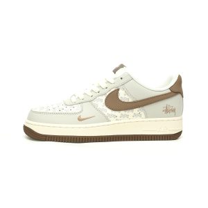Stussy x Nike Air Force 1´07 Low"Stussy" ZH2598-320 Size：36 36.5 37.5 38 38.5 39 40 40.5 41 42 42.5 43 44 44.5 45