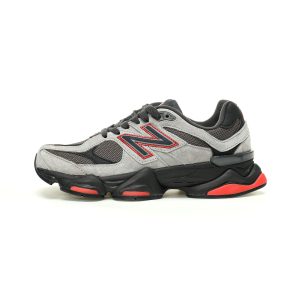 New Balance 9060"Grey Black Red" U9060JBO Size：36 37 37.5 38 38.5 39.5 40 40.5 41.5 42 42.5 43 44 44.5 45