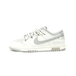 Nike SB Dunk Low Lot Grey white sports shoes WG0508-040