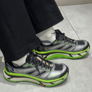 HOKA ONE ONE Mafate Speed 2 Green Black - Men's & Women's Lightweight Trail Running Shoes