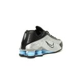Buy online 2025 Nike Shox R4 Retro “silver black blue” men's and women's shoes