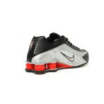 Nike Shox R4 Retro Men's & Women's Shoes - Silver Black Red Colorway