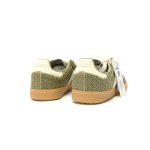 Adidas Originals Samba OG Crochet Pack “green white” Men's and women's shoes