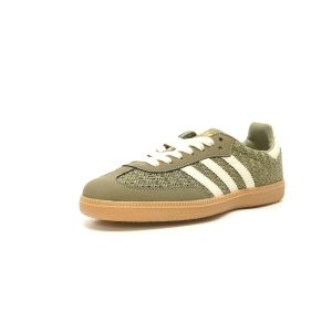 Adidas Originals Samba OG Crochet Pack “green white” Men's and women's shoes