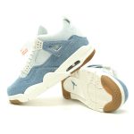 Nike Air Jordan 4 Retro SE Men's & Women's Basketball Shoes - Worn Blue Denim
