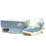 Nike Air Jordan 4 Retro SE Men's & Women's Basketball Shoes - Worn Blue Denim