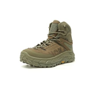 ​​HOKA ONE ONE Tor Ultra High Dark Green Hiking Boots for Men – Waterproof & Lightweight​​