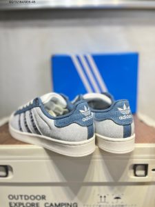 Adidas Originals Superstar 2 Denim Light Blue Men's & Women's Retro Sneakers – Discount