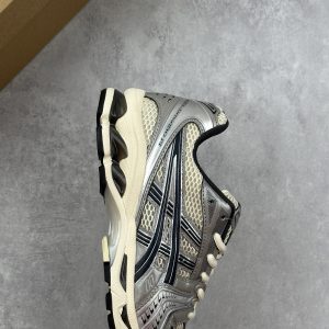 ASICS Gel Kayano 14 Silver Black Men's & Women's Running Shoes – Discount