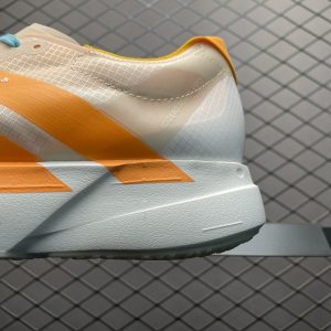 Adidas Adizero Adios Pro 4 White Orange Lightweight Racing Shoes – Men's & Women's Discount
