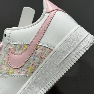 Nike Air Force 1 '07 Low White Pink Unisex Classic Casual Sneakers 45% Off