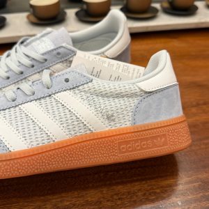 Adidas Originals Handball SPZL Suede Grey White Unisex Casual Sneakers - Retro Style Adidas Originals Handball SPZL Suede Grey White Unisex Casual Sneakers - Retro Style