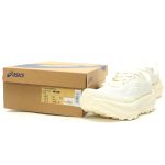 ASICS Traduco Max 4 Cream White Men's & Women's Lightweight Running Shoes with Thick Sole - Cushioned & Responsive for Daily Training