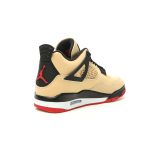 Nike Air Jordan 4 Beige Black Men's & Women's Mid-Cut Retro Basketball Shoes - Classic Style & Premium Comfort for Streetwear & Courts