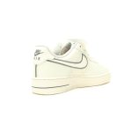 Nike Air Force 1’07 Low Leather White Grey Men's & Women's Classic Low-Top Sneakers - Casual & Stylish for Daily Wear