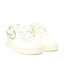 Nike Air Force 1’07 Low Leather White Grey Men's & Women's Classic Low-Top Sneakers - Casual & Stylish for Daily Wear