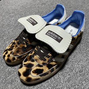 Wales Bonner x Adidas Originals Samba Pony Leopard Men's & Women's Classic Low-Top Sneakers - Limited Edition Discount