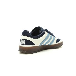 Adidas Originals Bad Bunny x Gazelle Indoor Cream White & Blue Unisex Retro Sneakers - Discount