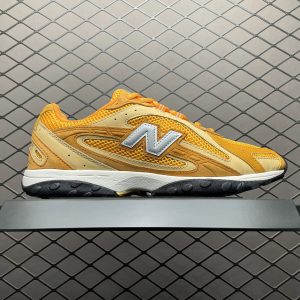 KITH x New Balance 204L Yellow Silver Unisex Retro Jogging Shoes - Discounted Vintage Streetwear Sneakers