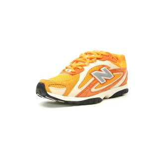 KITH x New Balance 204L Yellow Silver Unisex Retro Jogging Shoes - Discounted Vintage Streetwear Sneakers
