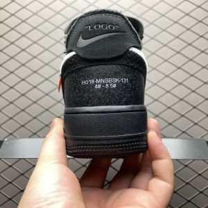 ​​Off-White Nike Air Force 1 Low Black White 2.0 – Limited Edition Casual Shoes​​