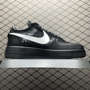 ​​Off-White Nike Air Force 1 Low Black White 2.0 – Limited Edition Casual Shoes​​