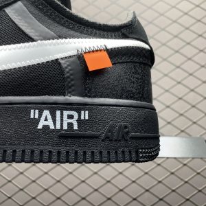 ​​Off-White Nike Air Force 1 Low Black White 2.0 – Limited Edition Casual Shoes​​