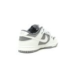 Nike SB Dunk Low Lot White Grey Laced Men's Skateboard Shoes - Discounted Casual Sport Sneakers