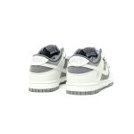 Nike SB Dunk Low Lot White Grey Laced Men's Skateboard Shoes - Discounted Casual Sport Sneakers