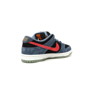 Nike SB Dunk Low Blue Black Red Suede Men's & Women's Skate Shoes - 50% Off Discounted Casual Streetwear