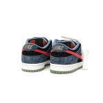 Nike SB Dunk Low Blue Black Red Suede Men's & Women's Skate Shoes - 50% Off Discounted Casual Streetwear