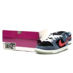 Nike SB Dunk Low Blue Black Red Suede Men's & Women's Skate Shoes - 50% Off Discounted Casual Streetwear