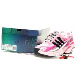 Pharrell Williams x Adidas Adistar Jellyfish Pink Black Men's & Women's Retro Breathable Cushioned Running Shoes - 60% Discount
