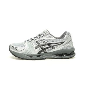 ASICS Gel Kayano 14 Silver/Black Men's & Women's Cushioned Running Shoes - Lightweight & Stable for Daily Training & Casual Wear