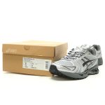 ASICS Gel Kayano 14 Silver/Black Men's & Women's Cushioned Running Shoes - Lightweight & Stable for Daily Training & Casual Wear