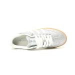 Adidas Originals Samba OG Shiny Pack Silver Unisex Versatile Low-Top Casual Sneakers 30% Off​