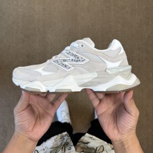 ASOS × New Balance 9060 Suede Grey White Unisex Retro Versatile Casual Running Sneakers 55% Off