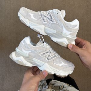 ASOS × New Balance 9060 Suede Grey White Unisex Retro Versatile Casual Running Sneakers 55% Off