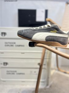 Puma Speedcat OG Grey Suede Unisex Retro Versatile Casual Racing Shoes 30% Off​