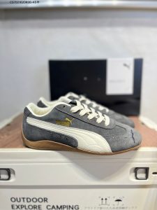Puma Speedcat OG Grey Suede Unisex Retro Versatile Casual Racing Shoes 30% Off​