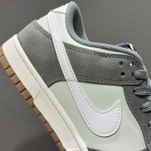 Nike SB Dunk Low Pro Suede Grey White Men's Casual Skateboarding Shoes with Discount